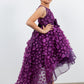 3D Flowers Elegant Illusion Girl Party Dress by Cinderella Couture USA AS9170