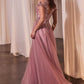 Illusion Higher Neckline Formal Evening Gown by Andrea & Leo Couture - A1350 - Special Occasion/Curves