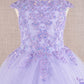 Sequin Embroidery High Neck Kids Dress by Elizabeth K - GK108