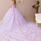 3-D Flower Off-Shoulder Sweetheart Neckline Quinceanera Dress by Elizabeth K - GL3182