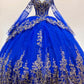 Sequin Off Shoulder Quinceanera Dress by Elizabeth K - GL3184