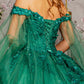 Off Shoulder Sweetheart Neckline Quinceanera Dress by Elizabeth K - GL3181