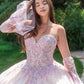 Jewel Sequin Sweetheart Neckline Quinceanera Dress by GLS by Gloria - GL3234