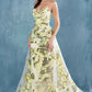 Sweetheart Sheath Organza Print Gown by Andrea & Leo Couture A0770 Penelope Gown - Special Occasion