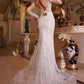 BOHEMIAN LACE MERMAID BRIDAL GOWN by Andrea & Leo Couture - A1022