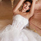 Strapless Corset Tulle Bridal Ball Gown by Andrea & Leo Couture A1050W - AURORA TULLE GOWN - Special Occasion/Curves