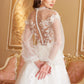 Long Sleeve A-line Tulle KATE WEDDING GOWN A1074W by Andrea & Leo Couture