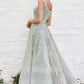 Jewel Beaded Ball Gown A1091 By Andrea & Leo Couture - Special Occasion