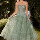 Feather Strapless A-Line Formal Evening Gown by Andrea & Leo Couture - A1226 - Special Occasion