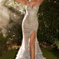 Embellished Feather Mermaid Formal Evening Gown by Andrea & Leo Couture - A1229 - Special Occasion