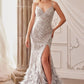 Embellished Feather Mermaid Formal Evening Gown by Andrea & Leo Couture - A1229 - Special Occasion