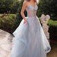 Embellished A-Line Tulle Formal Evening Gown by Andrea & Leo Couture - A1258 - Special Occasion