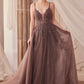 Andrea & Leo Couture A1261 Embellished A-Line Layered Tulle Gown - Special Occasion/Curves