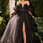 Strapless Layered Tulle Formal Evening Gown by Andrea & Leo Couture - A1303 - Special Occasion