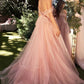 Strapless A-Line Layered Tulle Formal Evening Gown by Andrea & Leo Couture - A1322 - Special Occasion