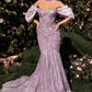 Strapless V-Neck Mermaid Formal Evening Gown by Andrea & Leo Couture - A1354 - Special Occasion/Curves