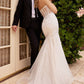 Embellished Strapless Mermaid Bridal Gown by Cinderella Divine CB126W