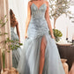 Strapless Sequin Mermaid Gown By Ladivine CD0214 - Women Evening Formal Gown - Special Occasion