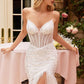 Embellished Strapless Sweetheart Neckline Mermaid Bridal Gown by Ladivine CD0215W