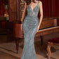 Fully Embellished Mermaid Gown by Cinderella Divine CD0232 - Special Occasion