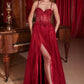 Sweetheart Neckline Tulle A-Line Gown by Cinderella Divine CD0234 -  Special Occasion/Curves