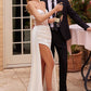 Fitted Satin Strapless Sheath Bridal Gown by Ladivine CD269W