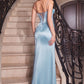 Embellished Satin Sexy Corset Gown by Cinderella Divine CD306 - Special Occasion