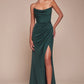 Strapless Scoop Neckline Sheath Gown by Cinderella Divine CD355 - Special Occasion