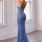 Embellished Fitted Sweetheart Neckline Gown by Cinderella Divine CD845 - Special Occasion