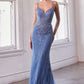 Embellished Fitted Sweetheart Neckline Gown by Cinderella Divine CD845 - Special Occasion