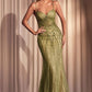 Embellished Fit and Flare Gown by Cinderella Divine CD846 - Special Occasion/Curves