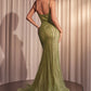 Embellished Fit and Flare Gown by Cinderella Divine CD846 - Special Occasion/Curves