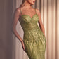 Embellished Fit and Flare Gown by Cinderella Divine CD846 - Special Occasion/Curves