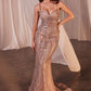 Embellished Fit and Flare Gown by Cinderella Divine CD846 - Special Occasion/Curves