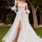 Strapless Sweetheart Neckline A-Line Bridal Gown by Ladivine CD859W