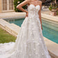 Strapless Sweetheart Neckline A-Line Bridal Gown by Ladivine CD860W