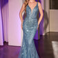 Fitted Beaded Trumpet Dress with by Ladivine CD935 - Special Occasion