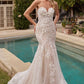 Strapless Sweetheart Neckline Mermaid Bridal Gown by Ladivine CDS431W