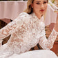 Long Sleeve A-Line Bridal Gown by Cinderella Divine CDS433W