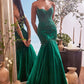 Strapless Lace & Tulle Mermaid Gown by Cinderella Divine CDS482 - Special Occasion