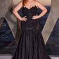 Lace & Tulle Strapless Mermaid Gown by Cinderella Divine CDS482C - Curves