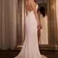 Fitted Sequin V-Neck Bridal Gown by Ladivine CH225W