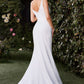 Fitted Neoprene Fit & Flare Mermaid Bridal Gown by Cinderella Divine CH378W