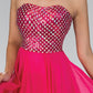 Chiffon Strapless Sweetheart A-Line Dress by Elizabeth K - GL1146