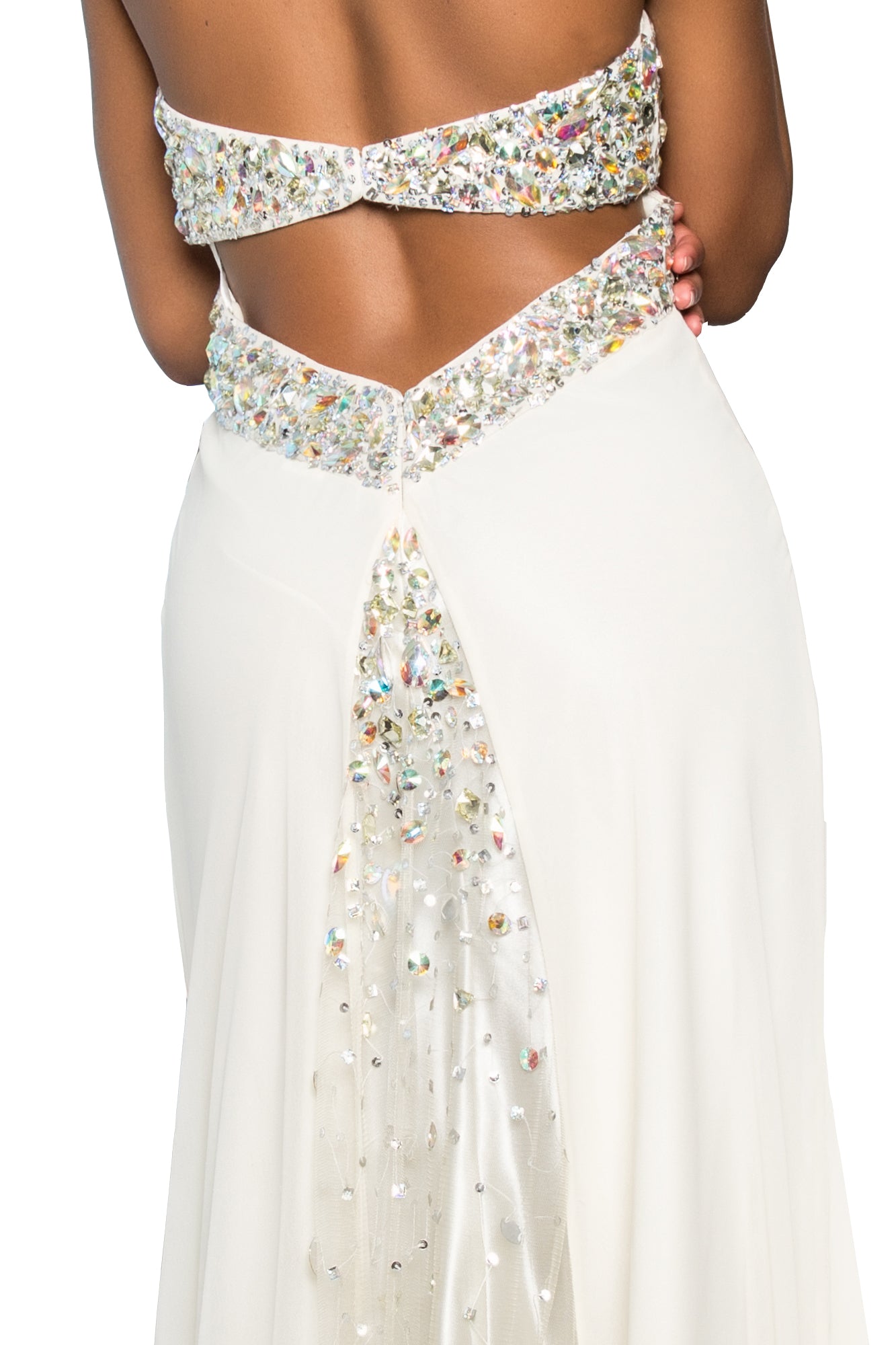 Embellished Sweetheart Neck A-Line Dress by Elizabeth K - GL1151