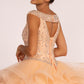 Elizabeth K - GL1600 - Embellished Bodice Tulle Quinceanera Dress