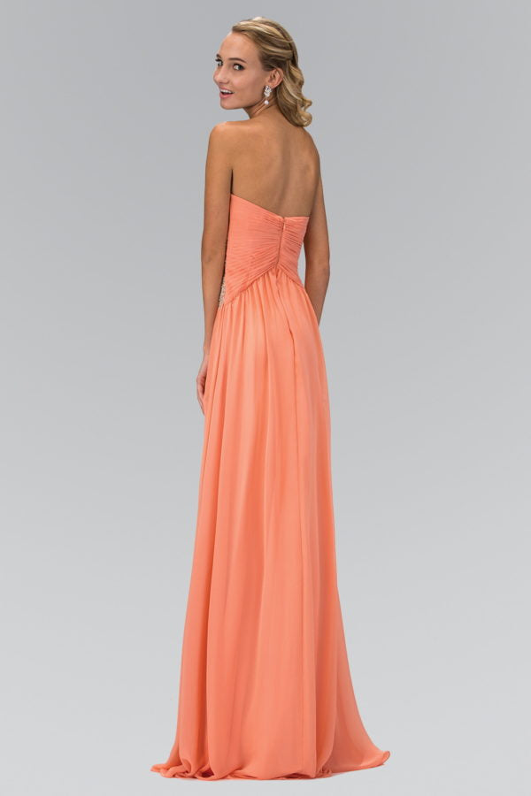 Strapless Sweetheart A-Line Dress by Elizabeth K - GL2036