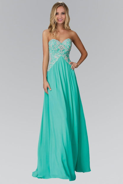 Strapless Sweetheart A-Line Dress by Elizabeth K - GL2036