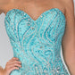 Embellished Strapless Sweetheart A-Line Dress by Elizabeth K - GL2114