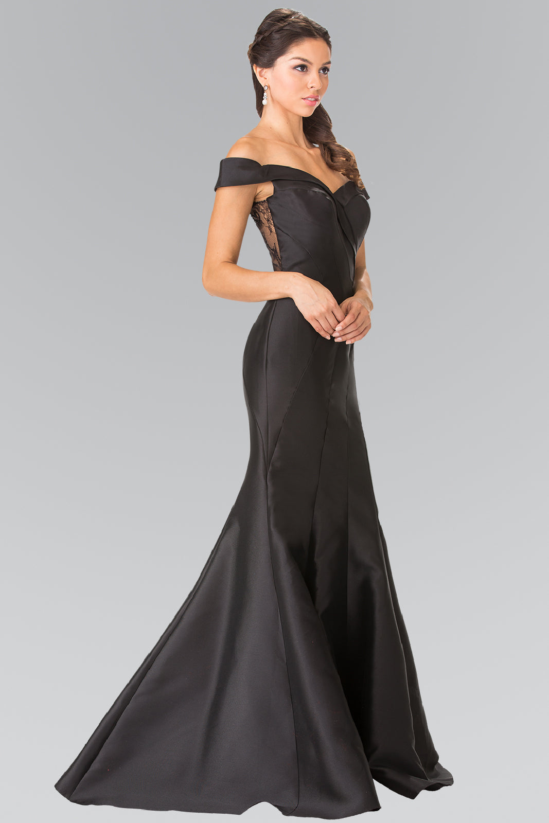 Off-Shoulder Sweetheart Neckline Trumpet Dress by Elizabeth K - GL2213